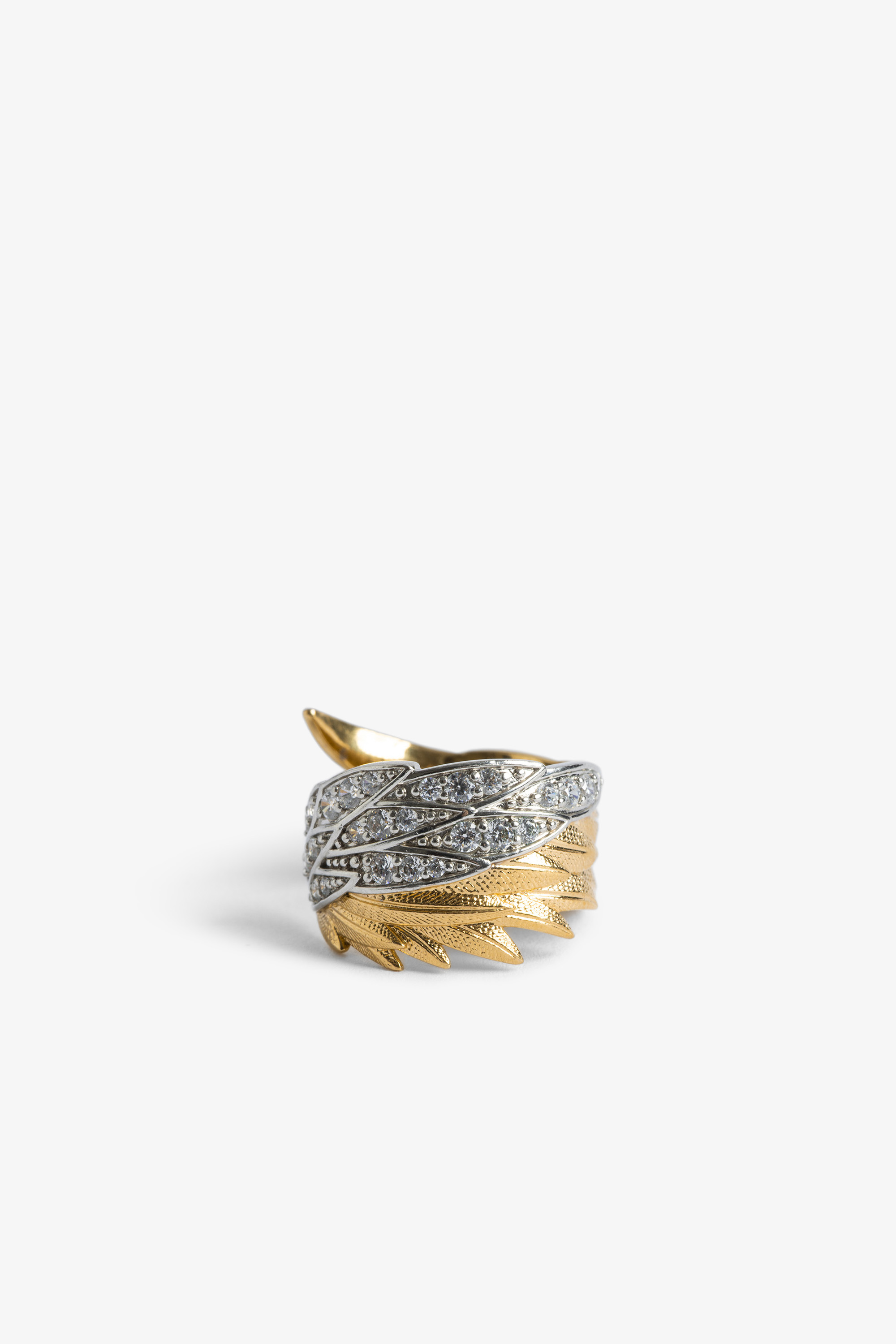 Rock Feather Ring